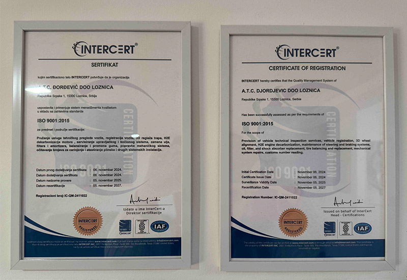 Sertifikat ISO9001